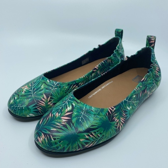 Fitflop Jungle Allegro leather colourful‎ flat shoes. - Picture 2 of 11